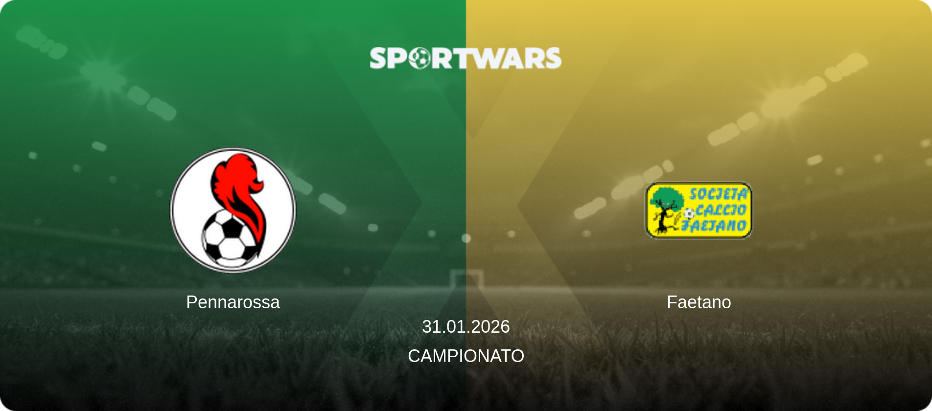 Pennarossa — Faetano, 31.01.2026 — Campionato (match preview)