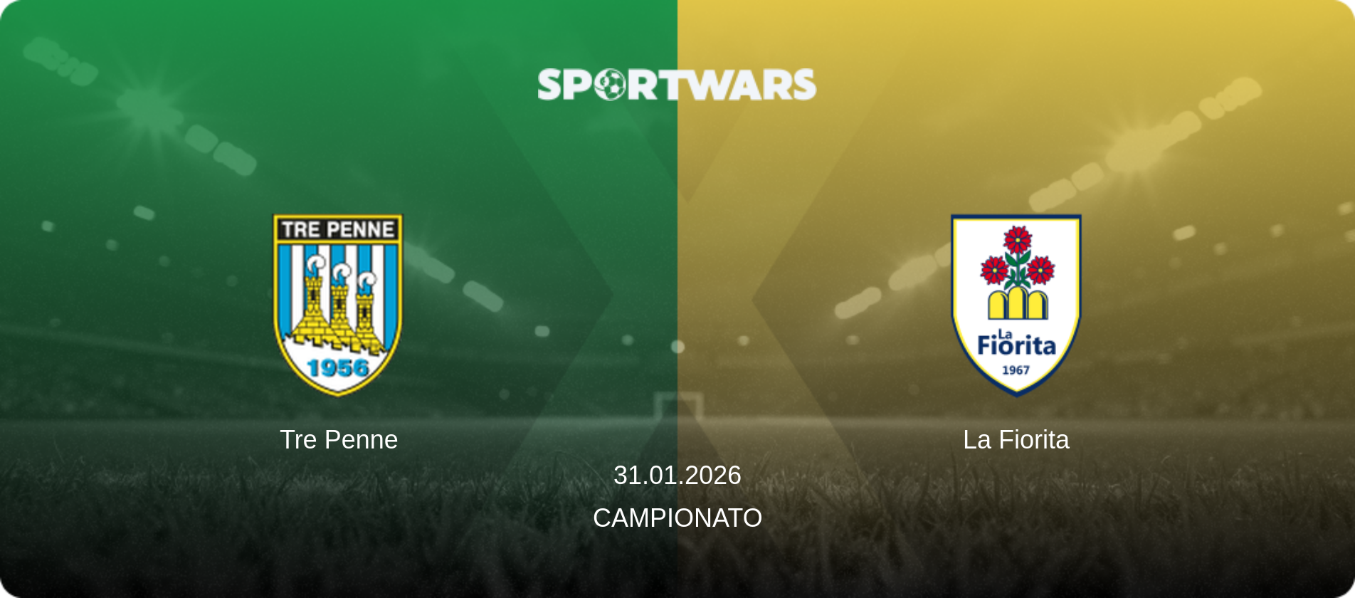 Tre Penne — La Fiorita, 31.01.2026 — Campionato (match preview)