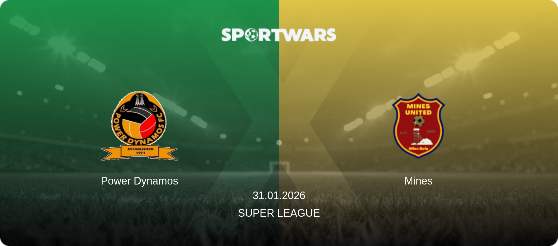 Power Dynamos — Mines, 31.01.2026 — Super League (match preview)