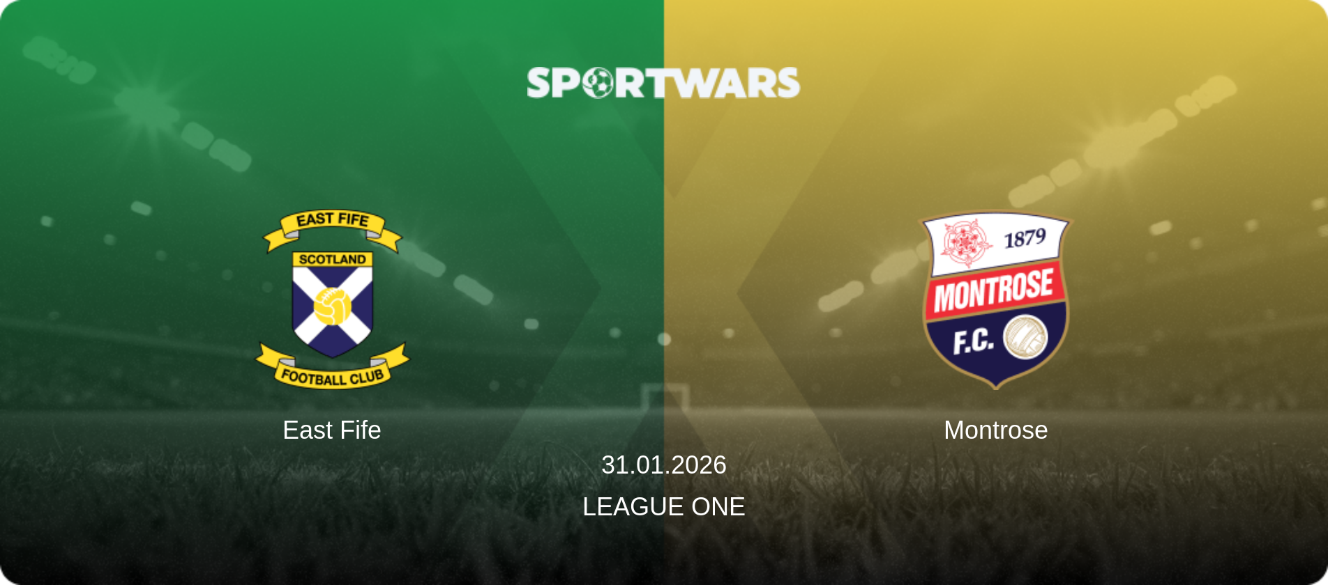 East Fife — Montrose, 31.01.2026 — League One (match preview)