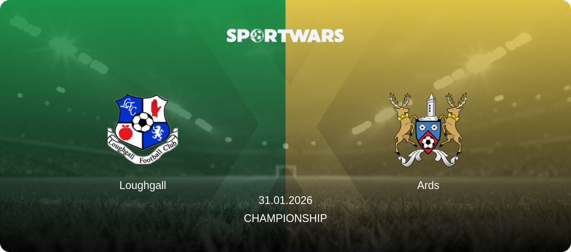 Loughgall — Ards, 31.01.2026 — Championship (match preview)