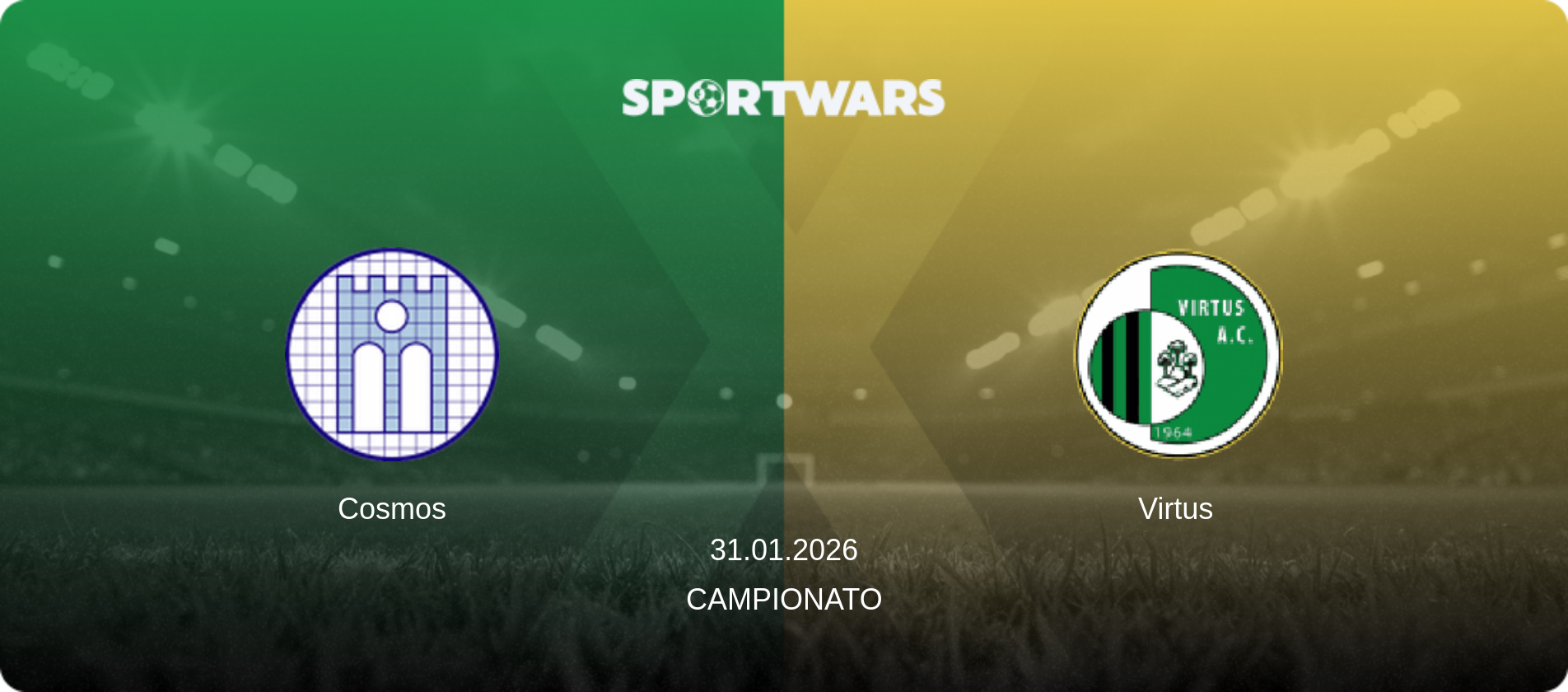 Cosmos — Virtus, 31.01.2026 — Campionato (match preview)