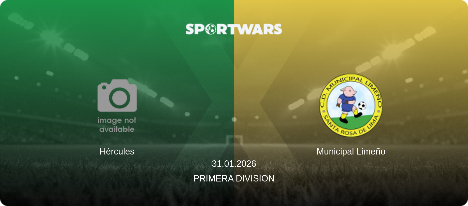 Hércules — Municipal Limeño, 31.01.2026 — Primera Division (match preview)