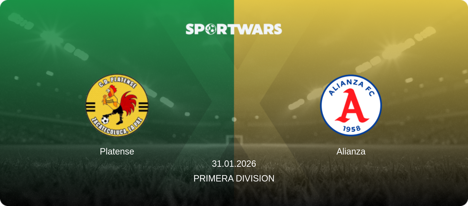 Platense — Alianza, 31.01.2026 — Primera Division (match preview)