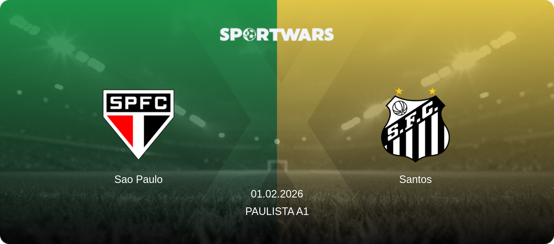 Sao Paulo — Santos, 01.02.2026 — Paulista A1 (match preview)