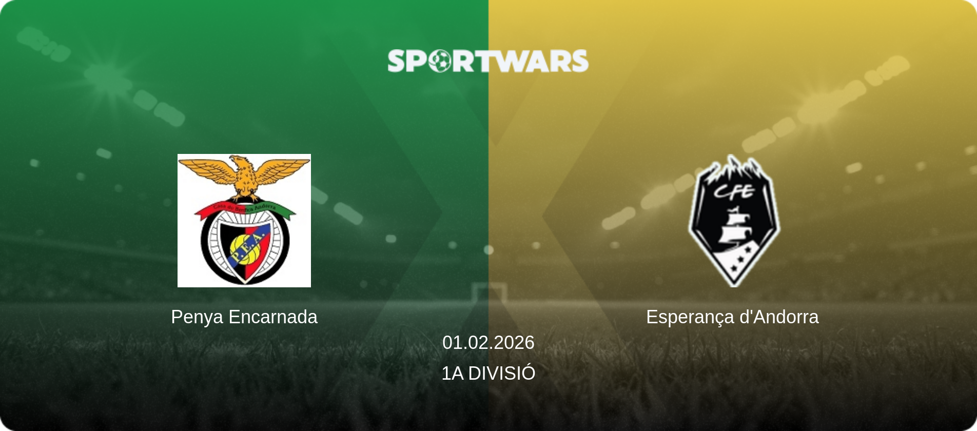 Penya Encarnada — Esperança d'Andorra, 01.02.2026 — 1a Divisió (match preview)