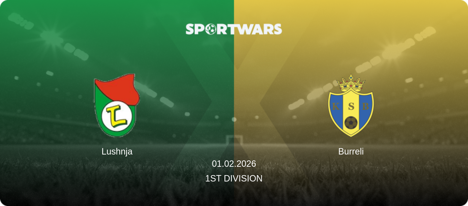 Lushnja — Burreli, 01.02.2026 — 1st Division (match preview)