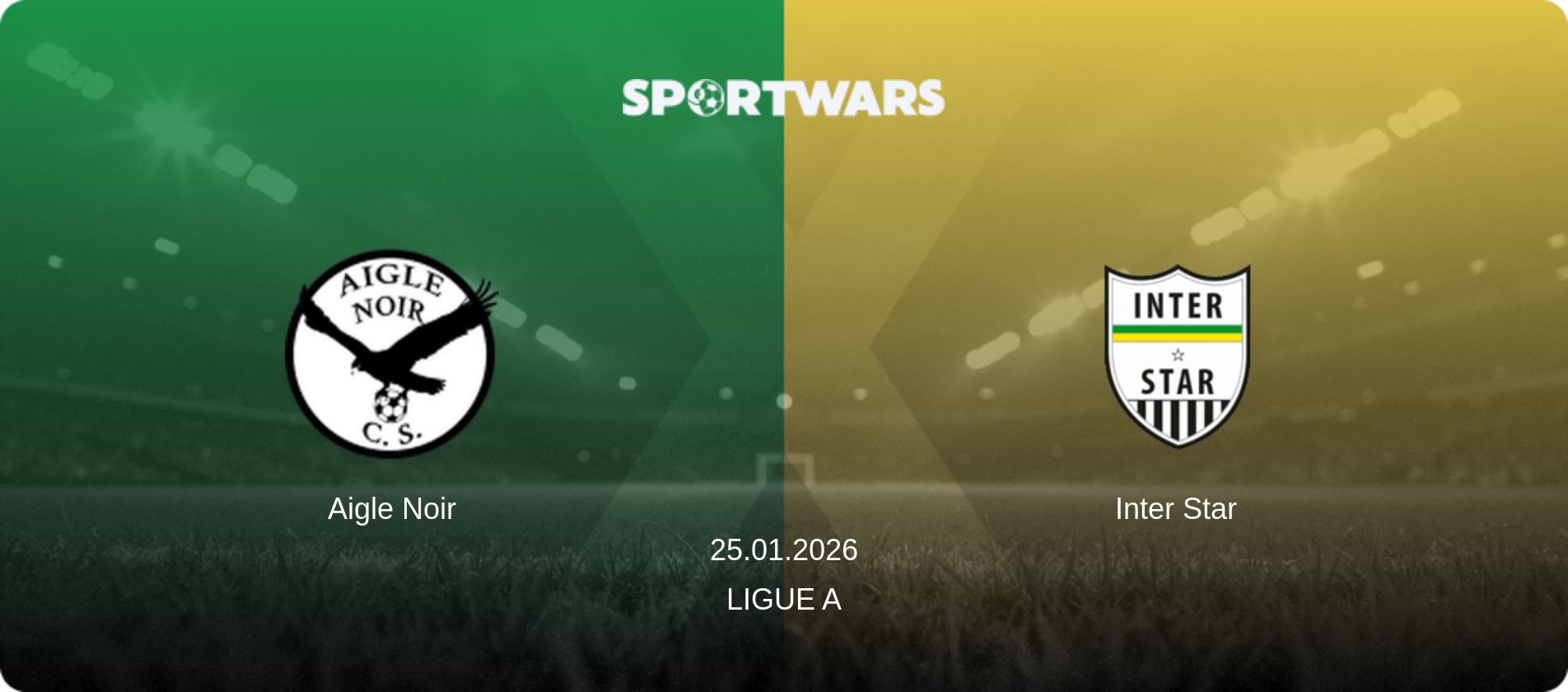 Aigle Noir — Inter Star, 25.01.2026 — Ligue A (match preview)