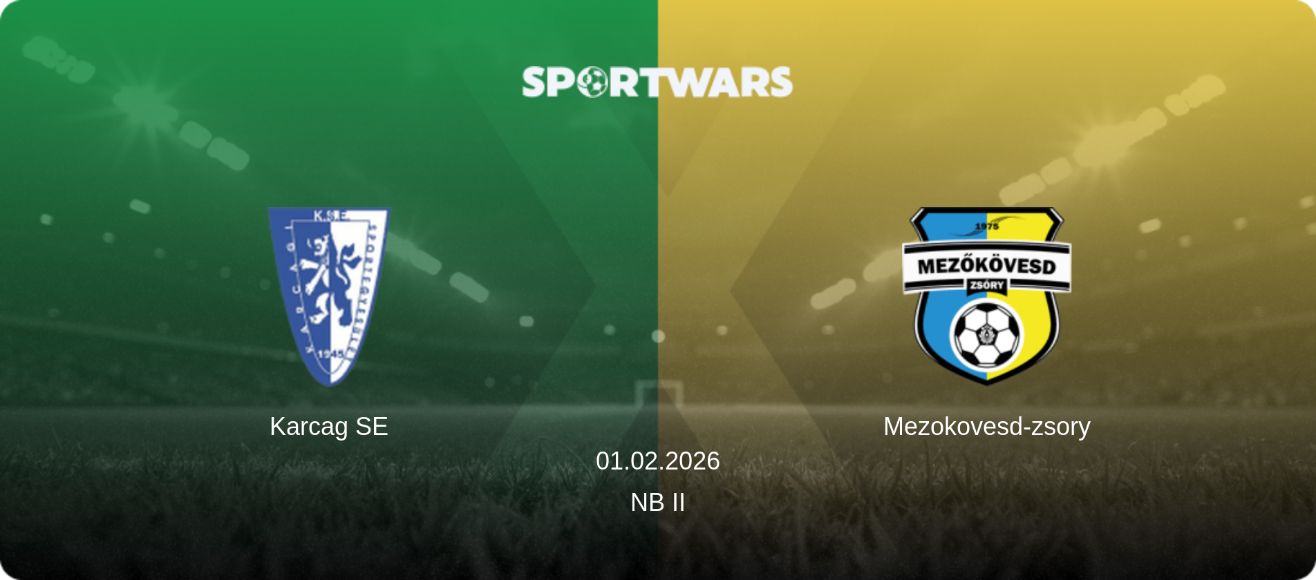 Karcag SE — Mezokovesd-zsory, 01.02.2026 — NB II (match preview)