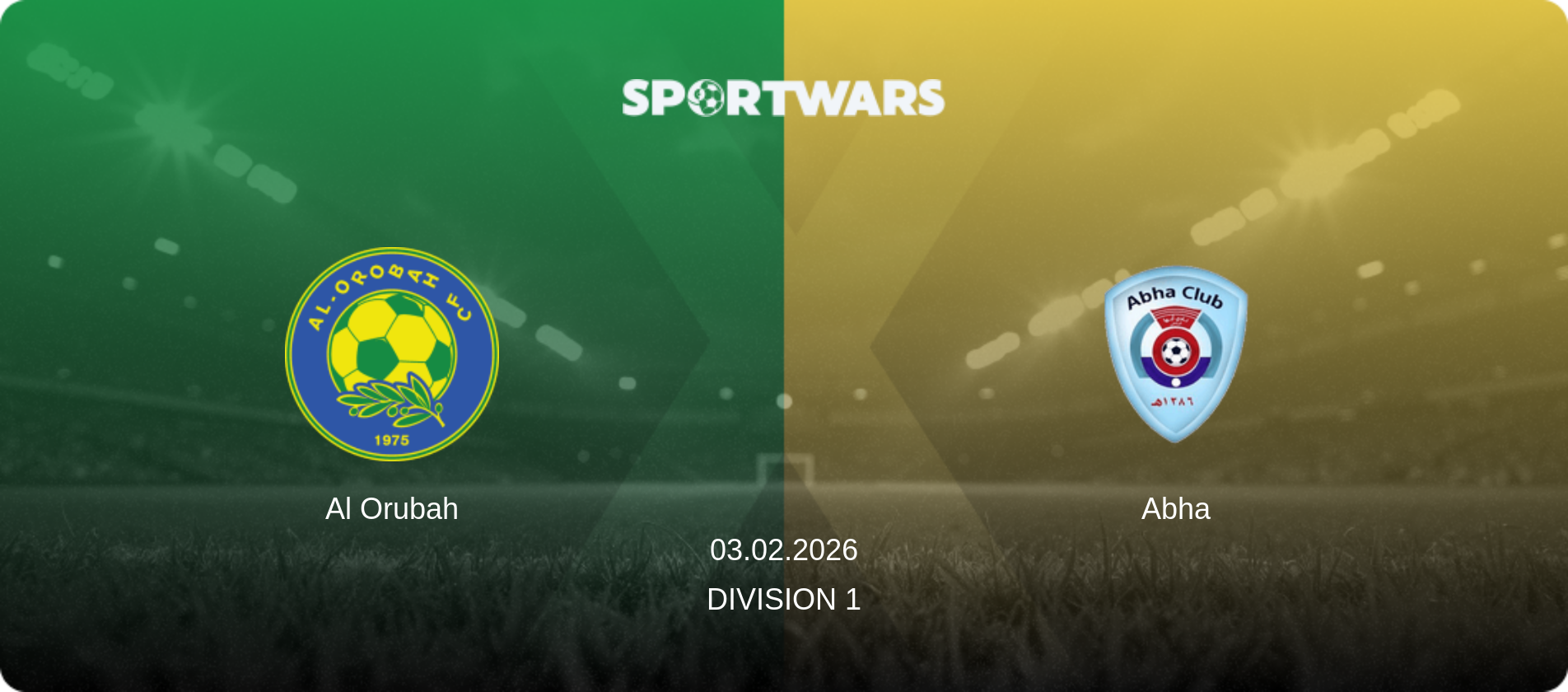 Al Orubah — Abha, 03.02.2026 — Division 1 (match preview)