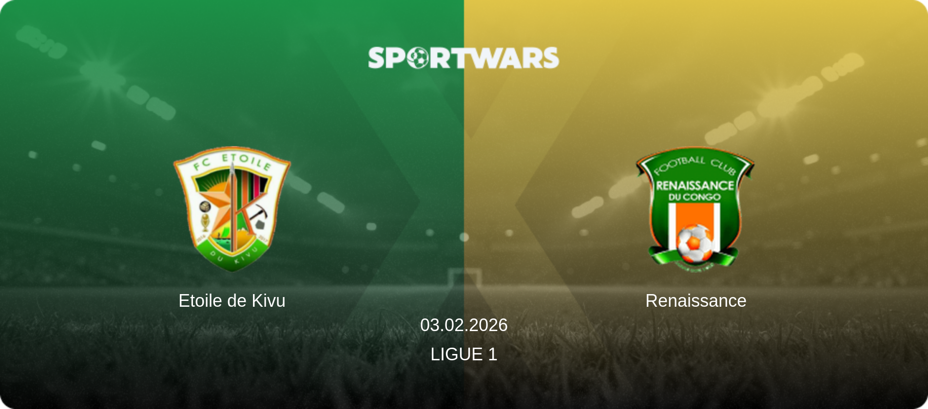 Etoile de Kivu — Renaissance, 03.02.2026 — Ligue 1 (match preview)