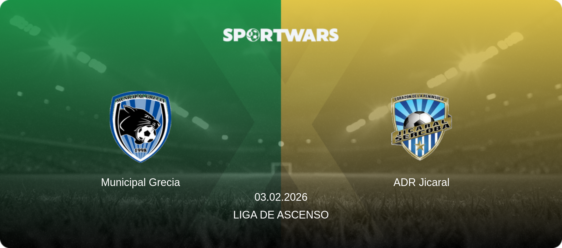 Municipal Grecia — ADR Jicaral, 03.02.2026 — Liga de Ascenso (match preview)