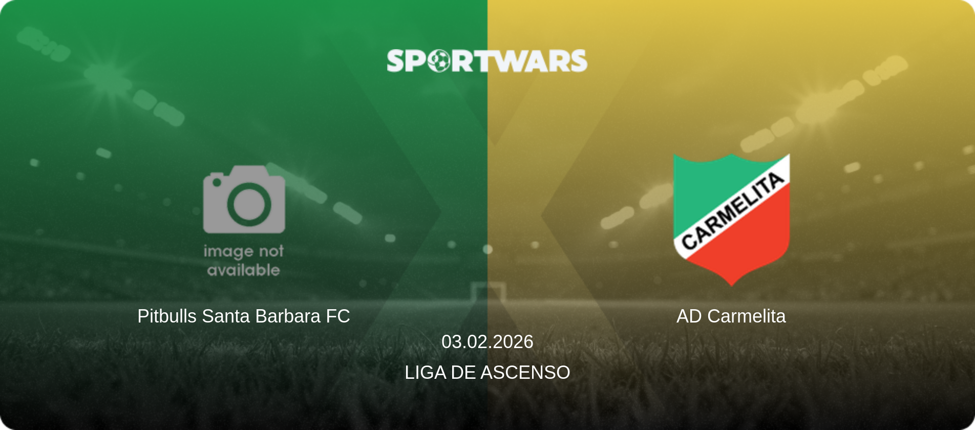 Pitbulls Santa Barbara FC — AD Carmelita, 03.02.2026 — Liga de Ascenso (match preview)
