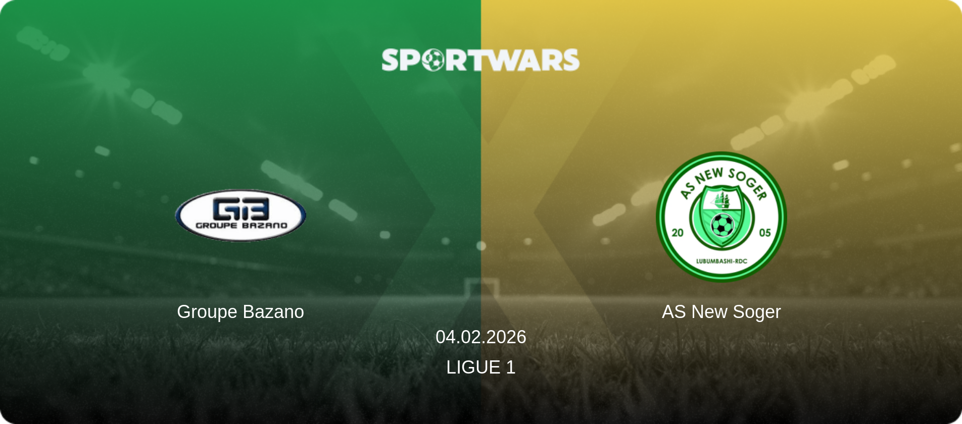 Groupe Bazano — AS New Soger, 04.02.2026 — Ligue 1 (match preview)