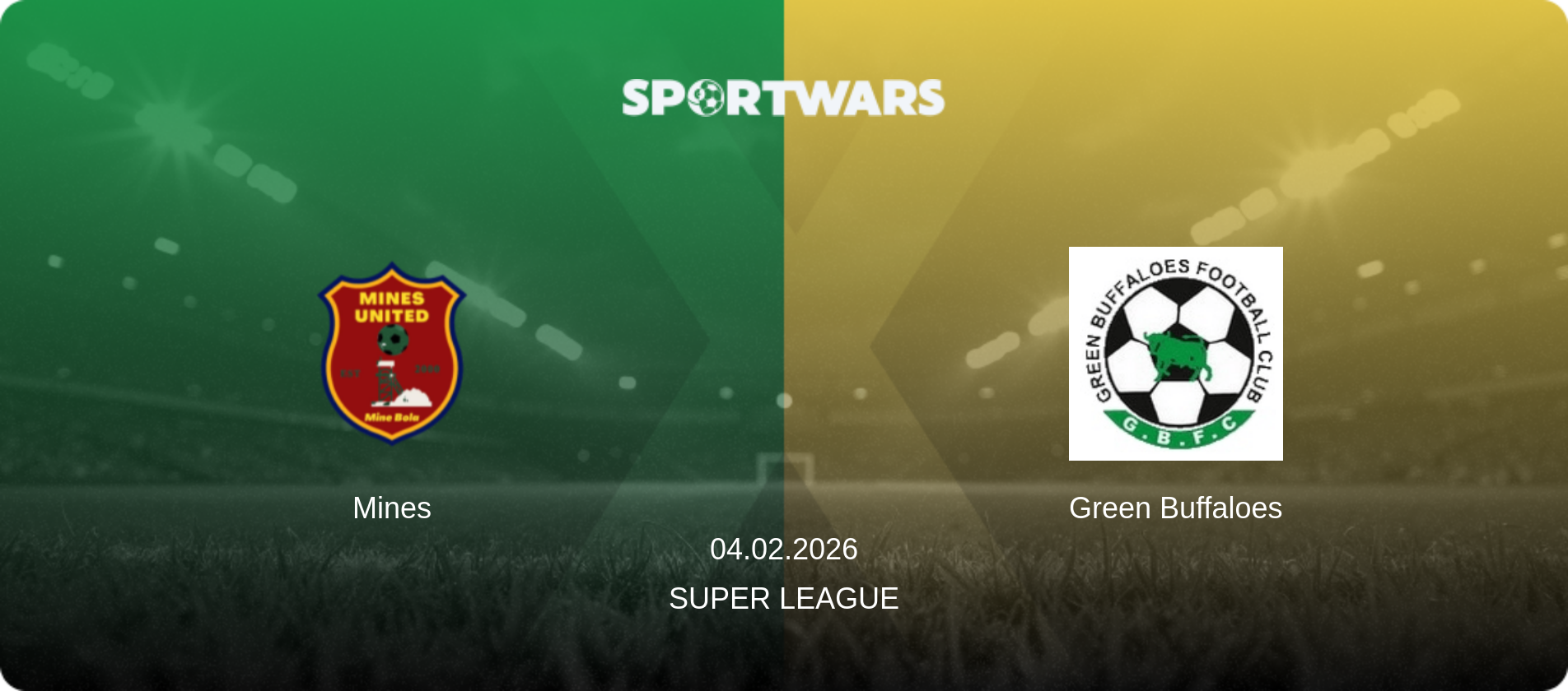 Mines — Green Buffaloes, 04.02.2026 — Super League (match preview)