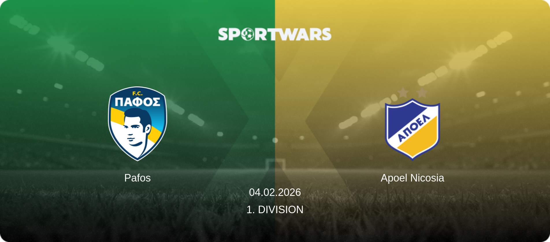 Pafos — Apoel Nicosia, 04.02.2026 — 1. Division (match preview)