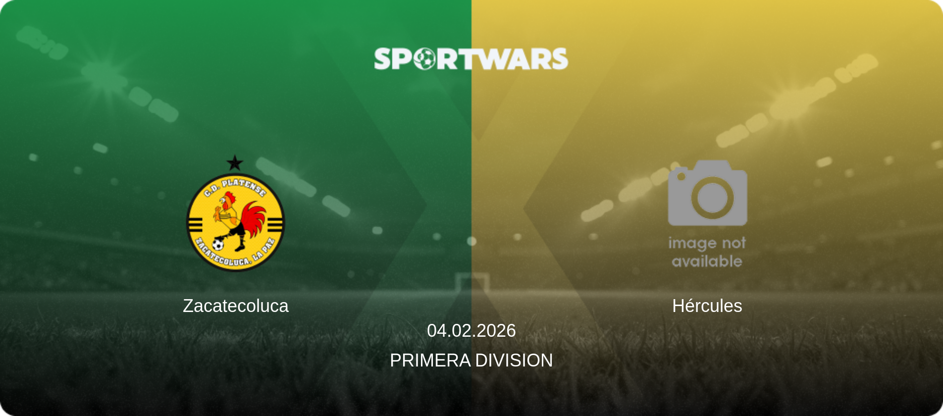 Zacatecoluca — Hércules, 04.02.2026 — Primera Division (match preview)