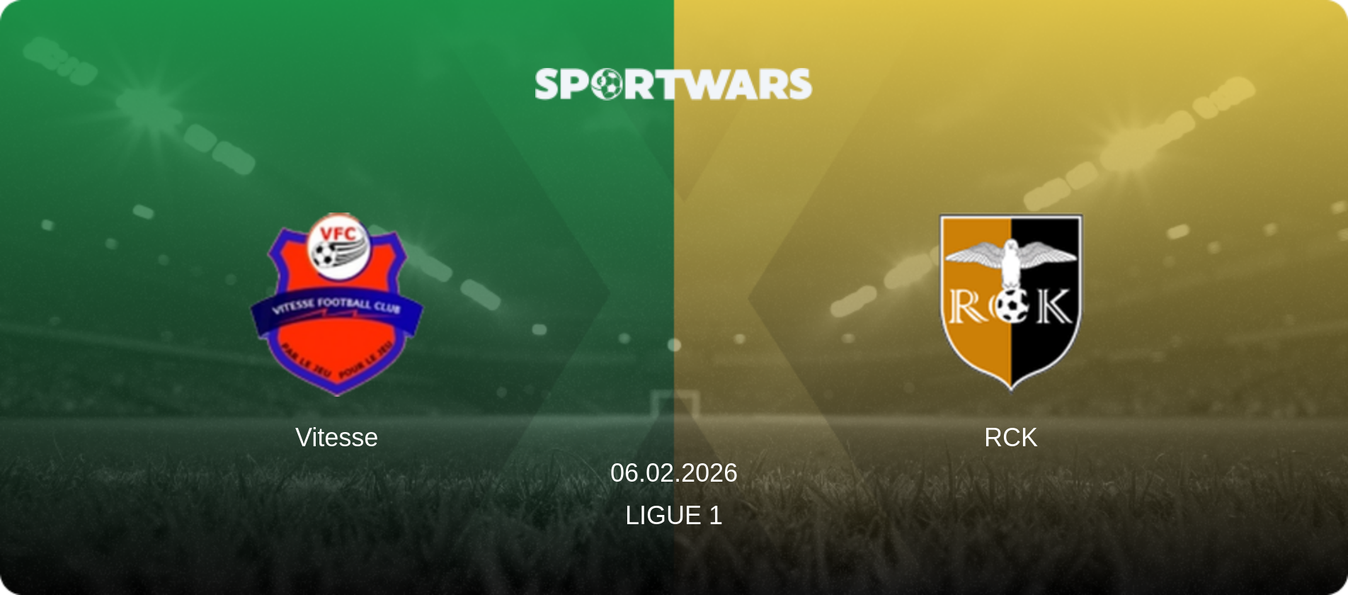 Vitesse — RCK, 06.02.2026 — Ligue 1 (match preview)