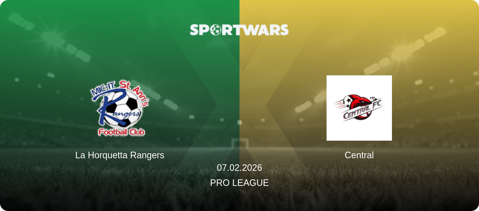 La Horquetta Rangers — Central, 07.02.2026 — Pro League (match preview)