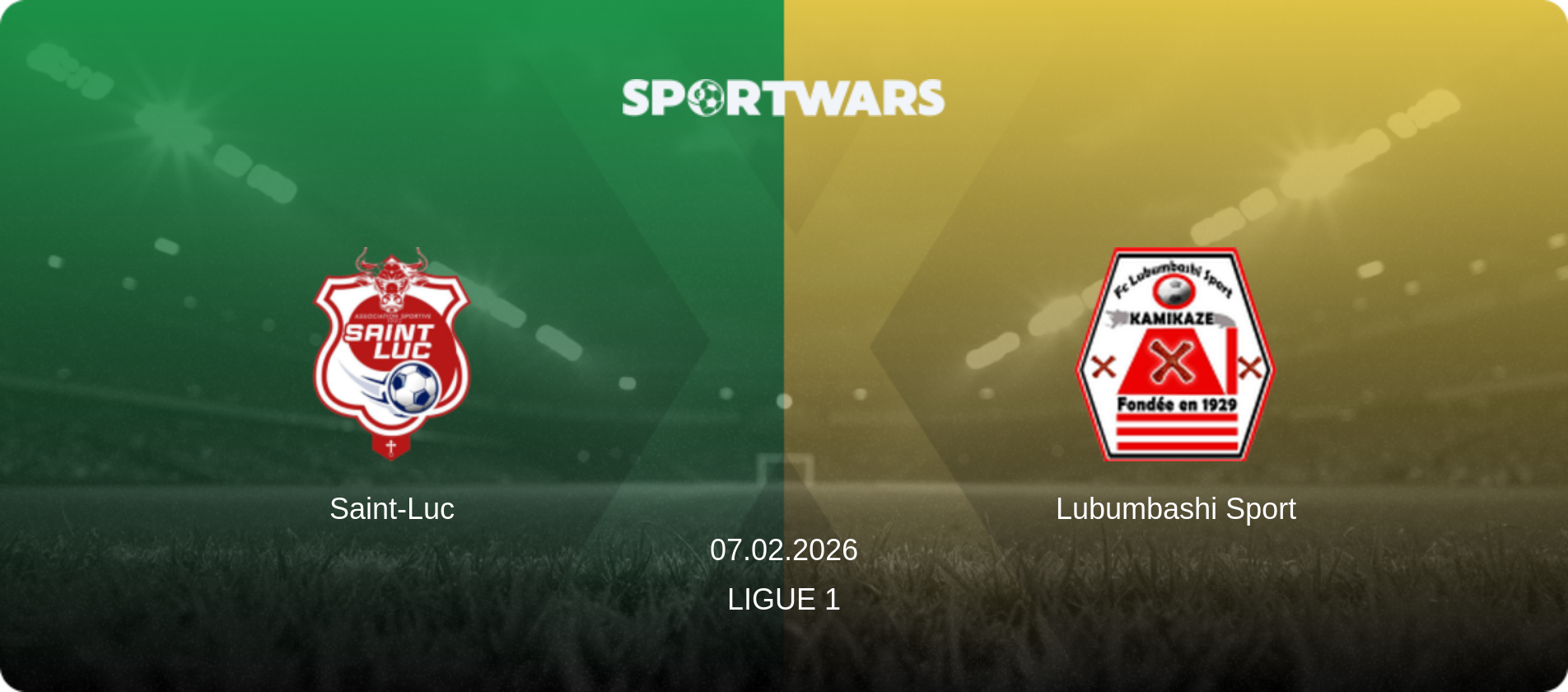 Saint-Luc — Lubumbashi Sport, 07.02.2026 — Ligue 1 (match preview)