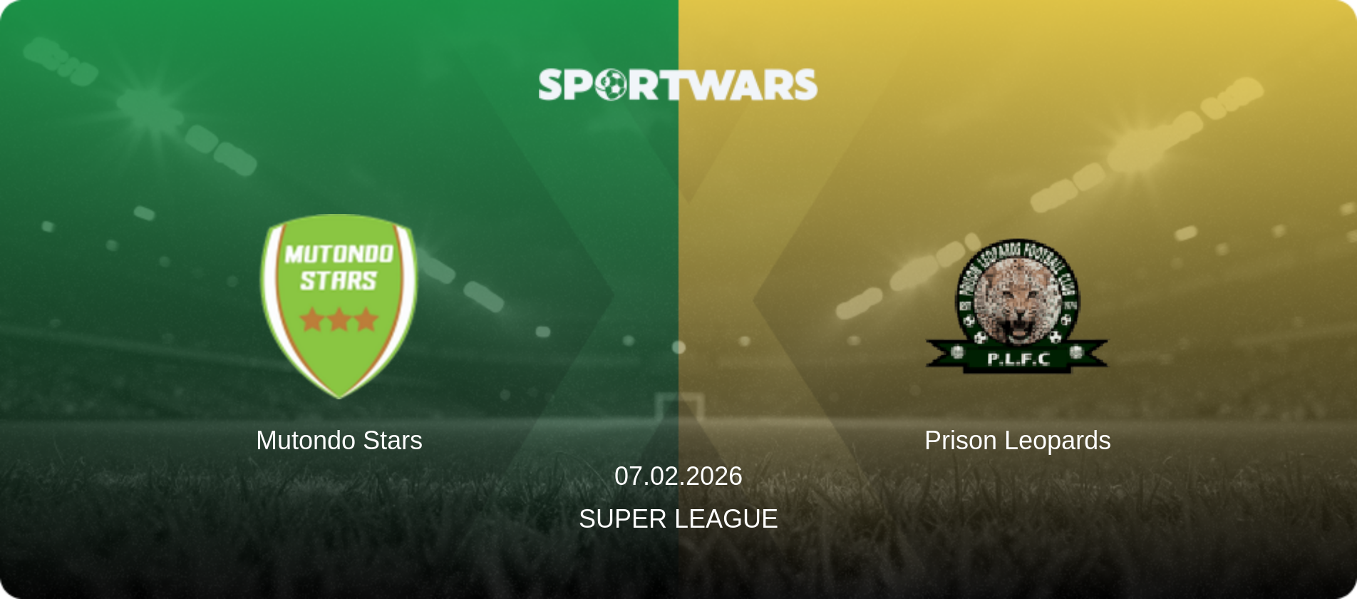 Mutondo Stars — Prison Leopards, 07.02.2026 — Super League (match preview)