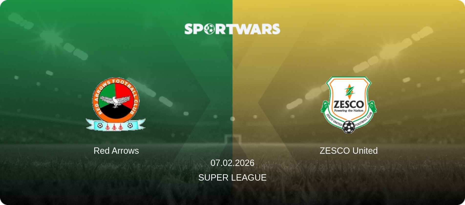 Red Arrows — ZESCO United, 07.02.2026 — Super League (match preview)