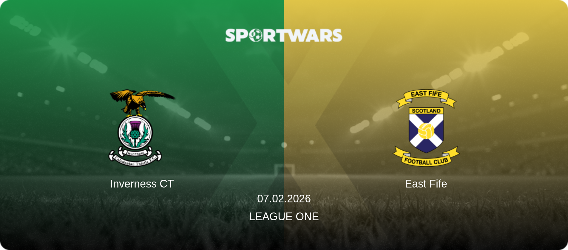 Inverness CT — East Fife, 07.02.2026 — League One (match preview)