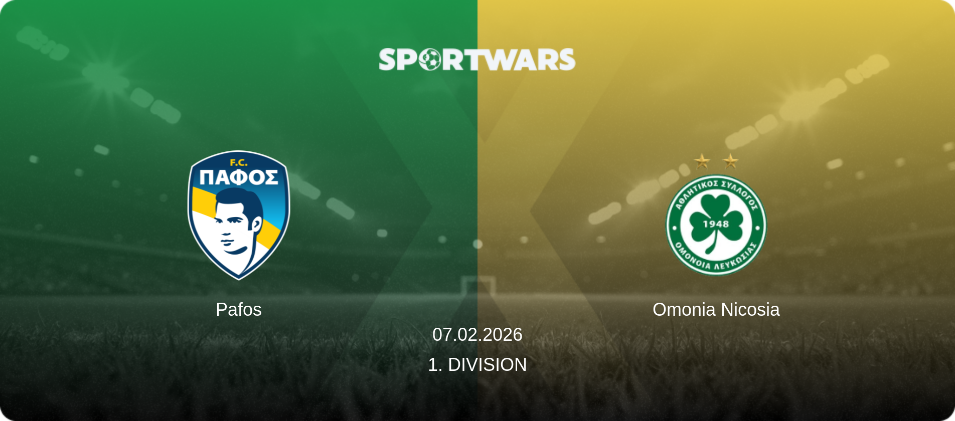 Pafos — Omonia Nicosia, 07.02.2026 — 1. Division (match preview)