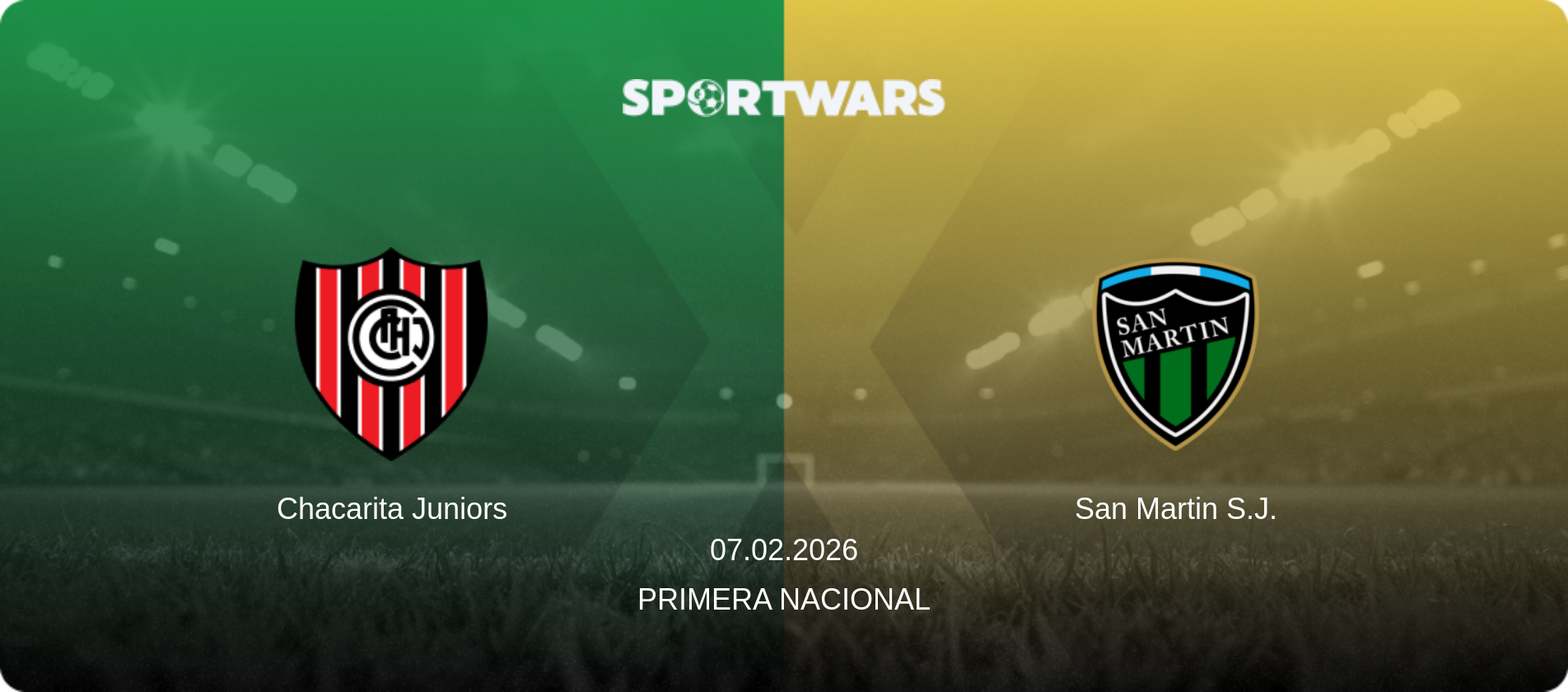 Chacarita Juniors — San Martin S.J., 07.02.2026 — Primera Nacional (match preview)