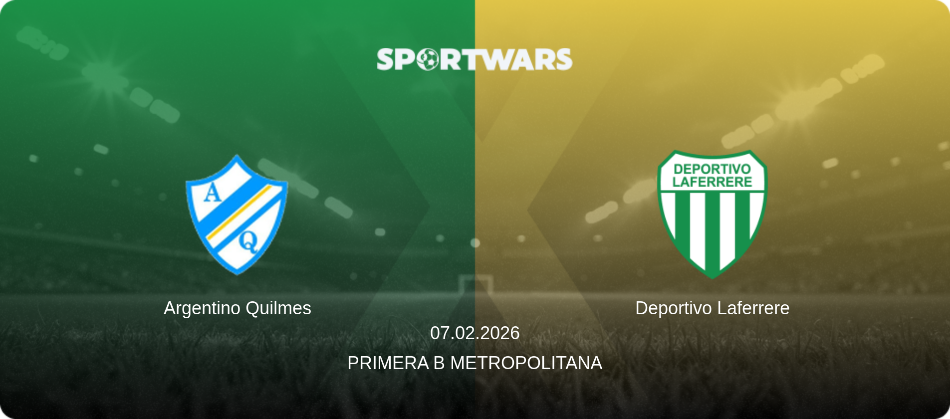 Argentino Quilmes — Deportivo Laferrere, 07.02.2026 — Primera B Metropolitana (match preview)