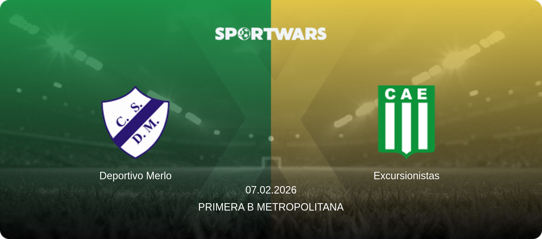 Deportivo Merlo — Excursionistas, 07.02.2026 — Primera B Metropolitana (match preview)