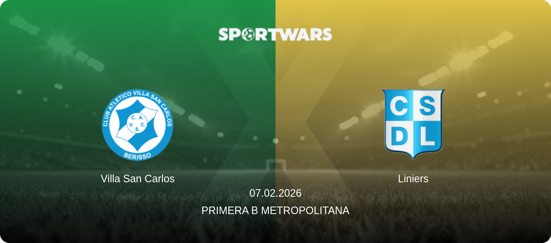 Villa San Carlos — Liniers, 07.02.2026 — Primera B Metropolitana (match preview)