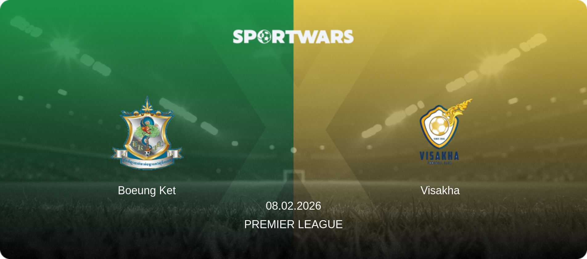 Boeung Ket — Visakha, 08.02.2026 — Premier League (match preview)
