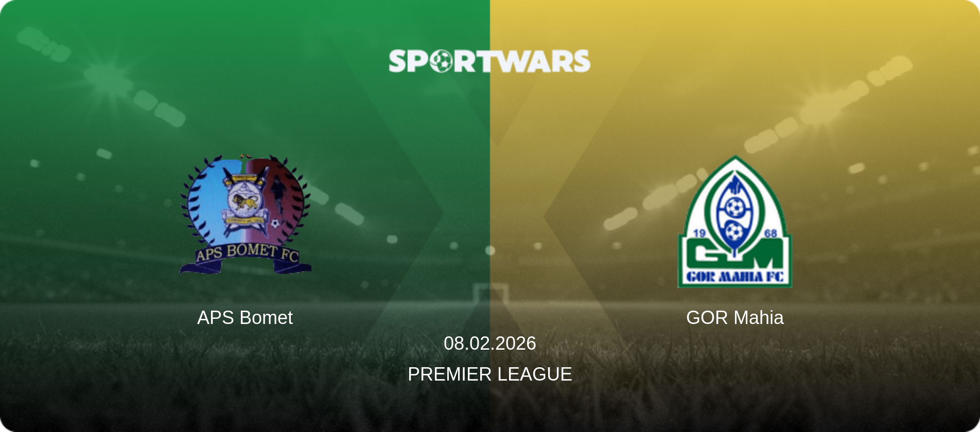 APS Bomet — GOR Mahia, 08.02.2026 — Premier League (match preview)