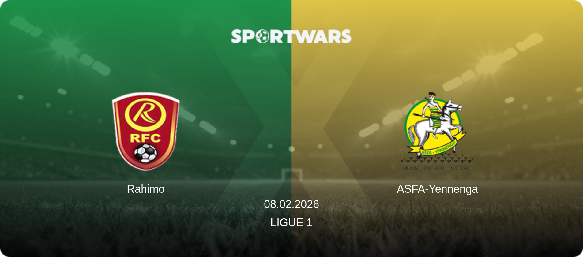 Rahimo — ASFA-Yennenga, 08.02.2026 — Ligue 1 (match preview)