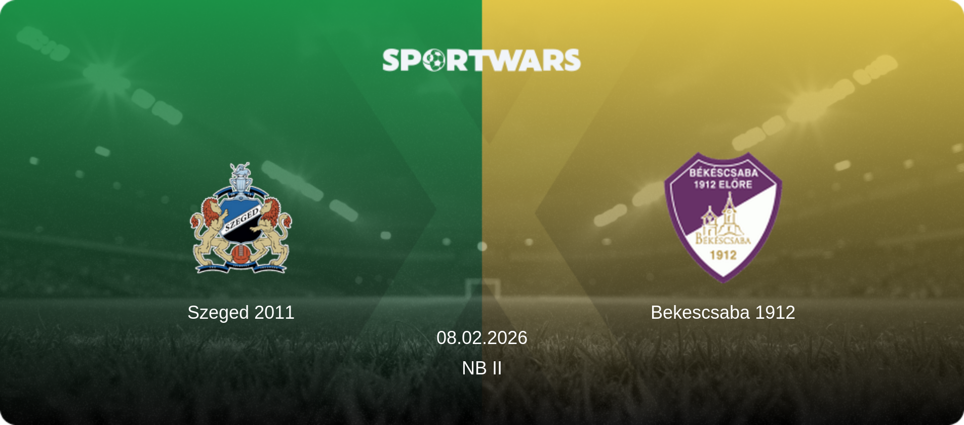 Szeged 2011 — Bekescsaba 1912, 08.02.2026 — NB II (match preview)