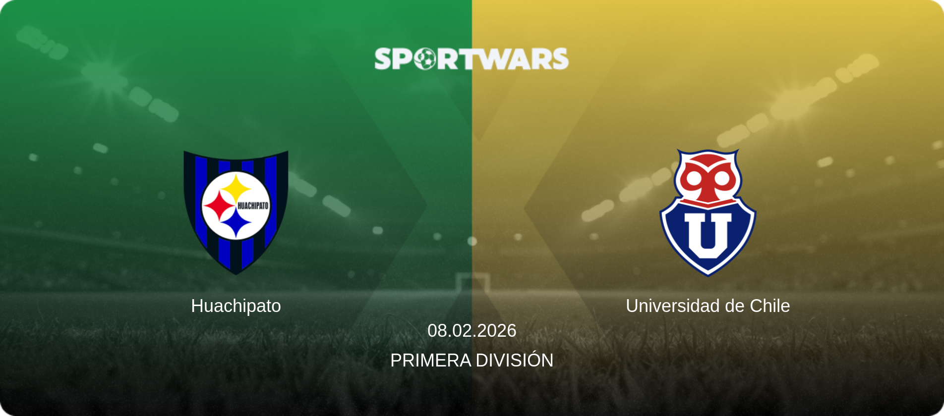 Huachipato — Universidad de Chile, 08.02.2026 — Primera División (match preview)