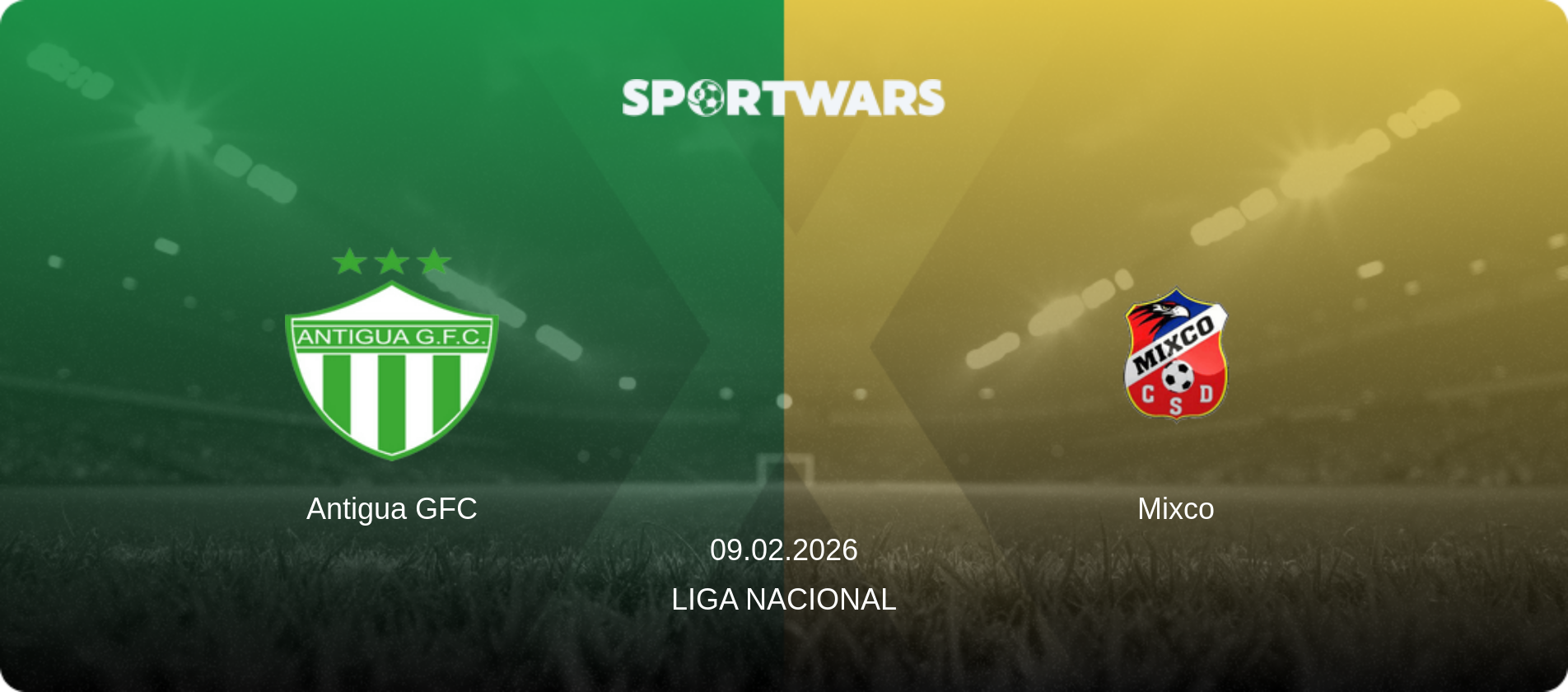 Antigua GFC — Mixco, 09.02.2026 — Liga Nacional (match preview)