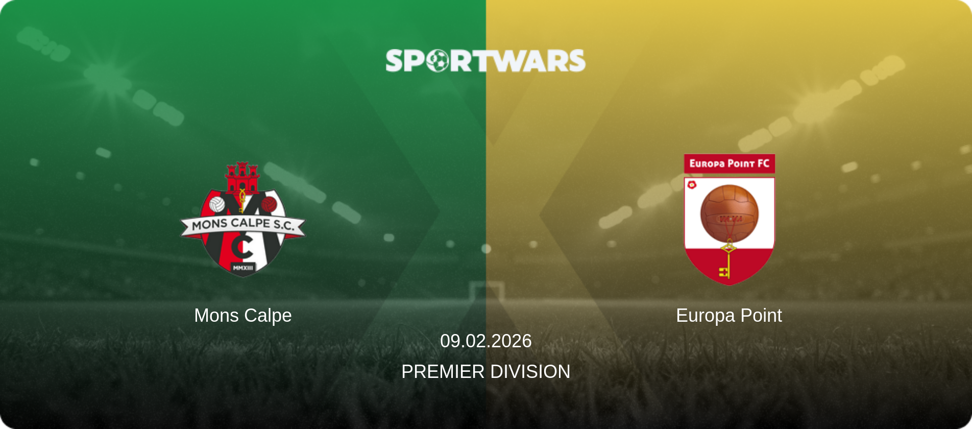 Mons Calpe — Europa Point, 09.02.2026 — Premier Division (match preview)