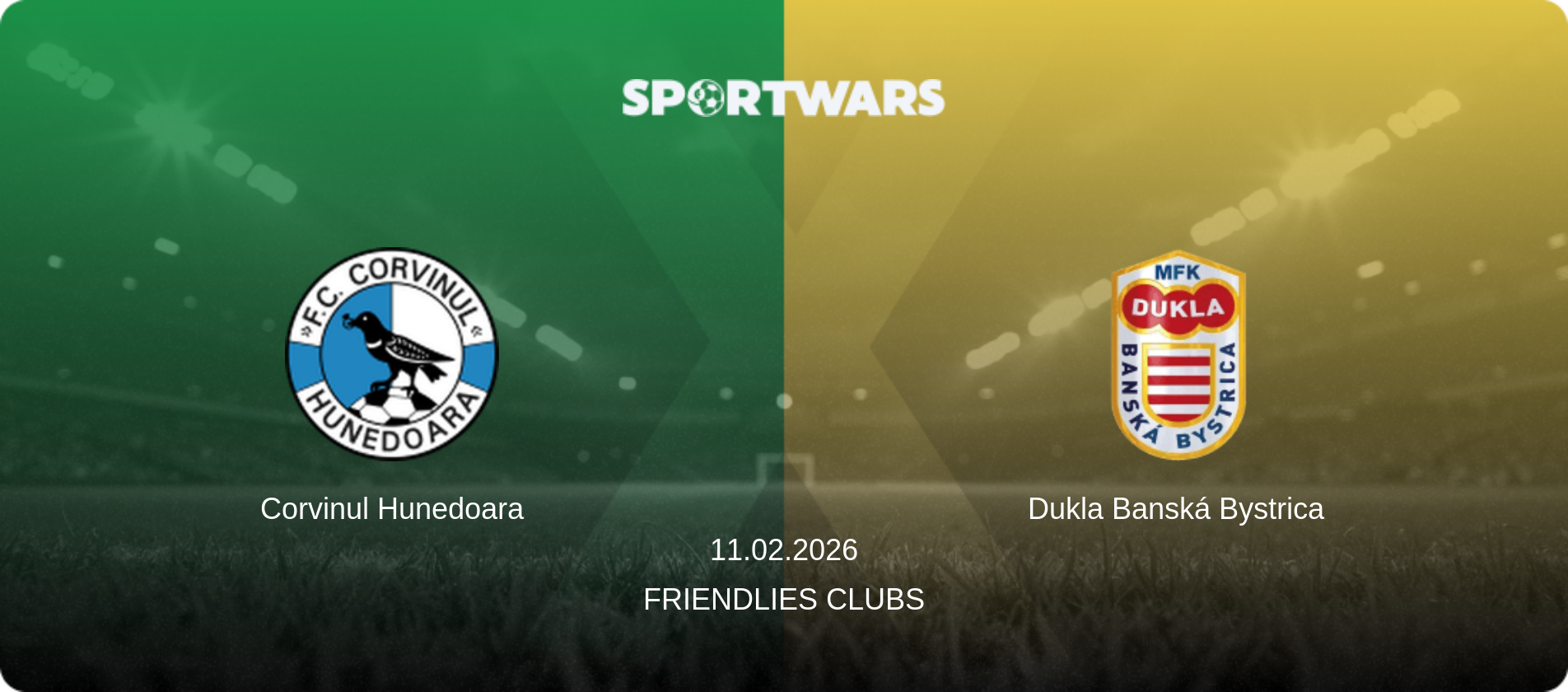 Corvinul Hunedoara — Dukla Banská Bystrica, 11.02.2026 — Friendlies Clubs (match preview)