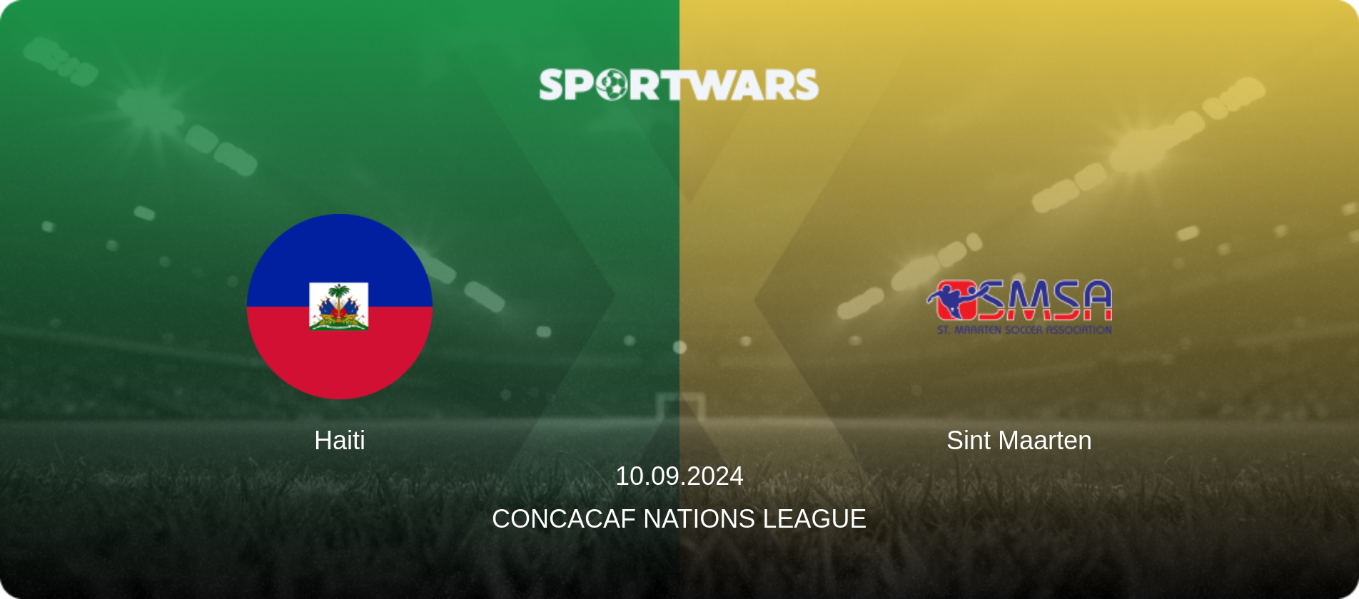Haiti — Sint Maarten, 10.09.2024 — CONCACAF Nations League (match preview)