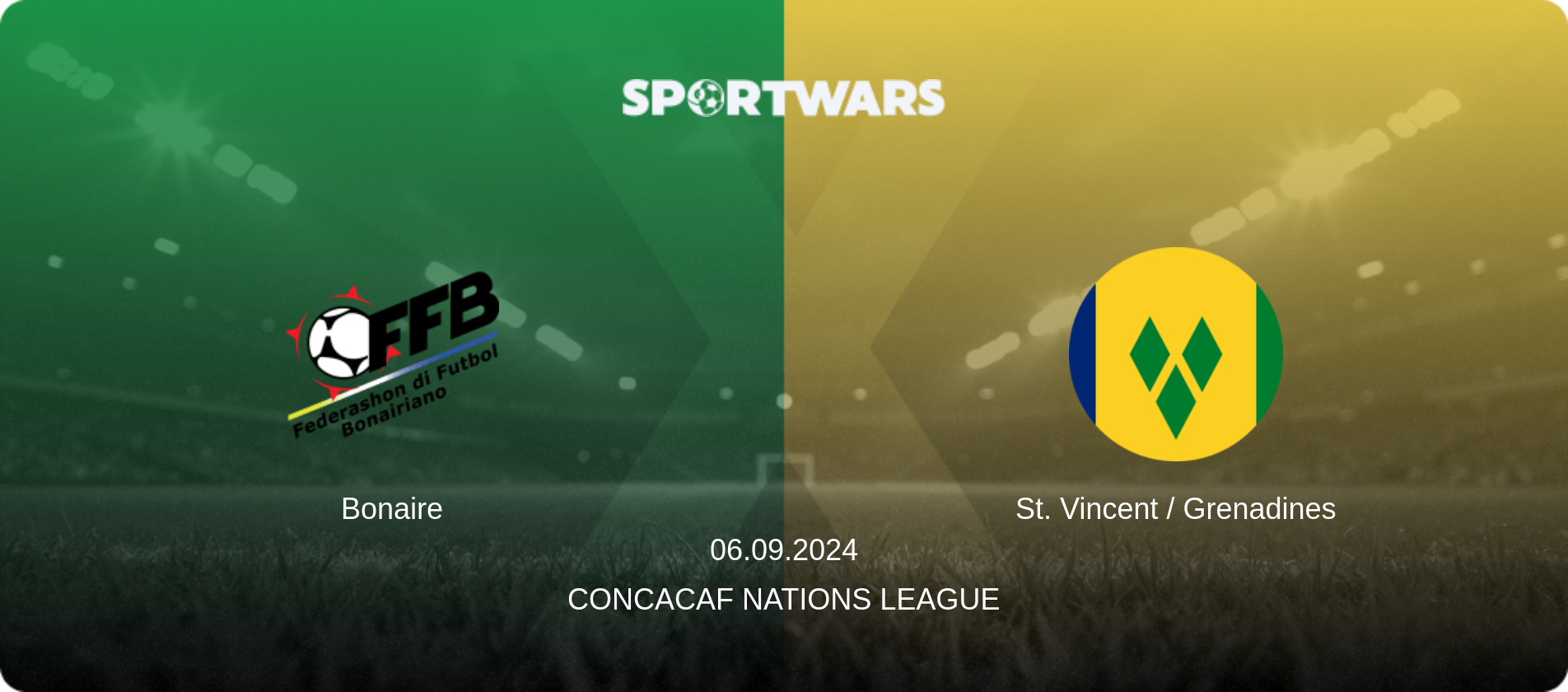 Bonaire — St. Vincent / Grenadines, 06.09.2024 — CONCACAF Nations League (match preview)