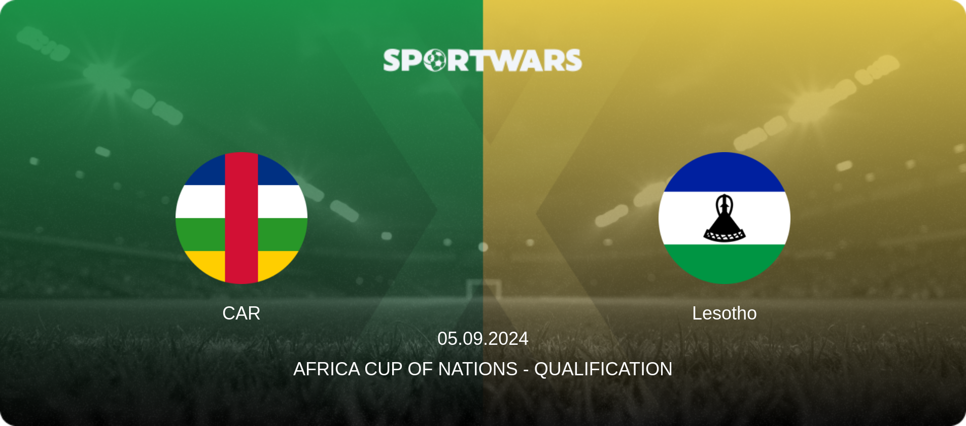 CAR — Lesotho, 05.09.2024 — Africa Cup of Nations - Qualification (match preview)