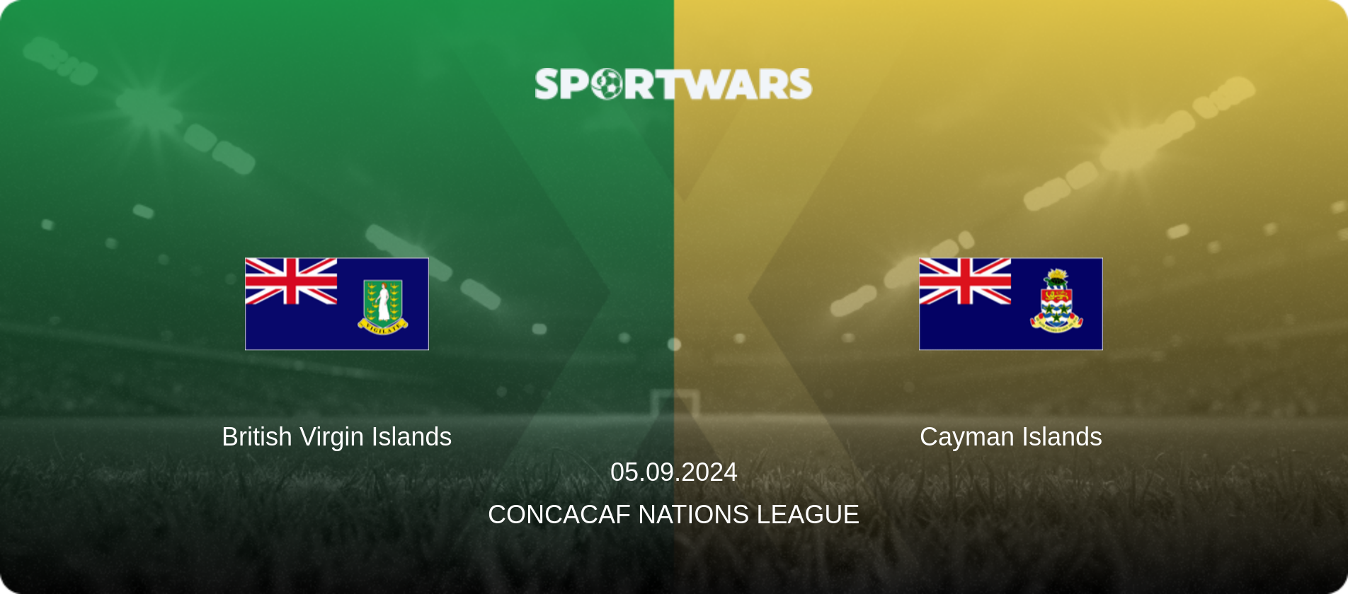 British Virgin Islands — Cayman Islands, 05.09.2024 — CONCACAF Nations League (match preview)