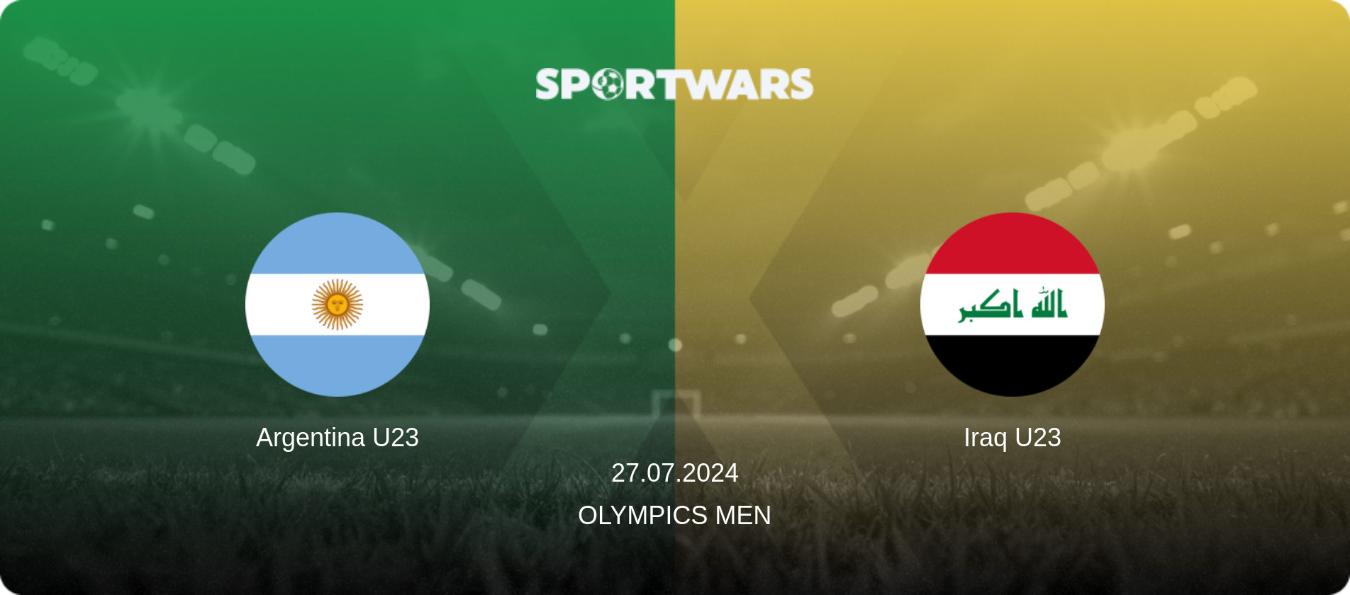 Argentina U23 — Iraq U23, 27.07.2024 — Olympics Men (match preview)