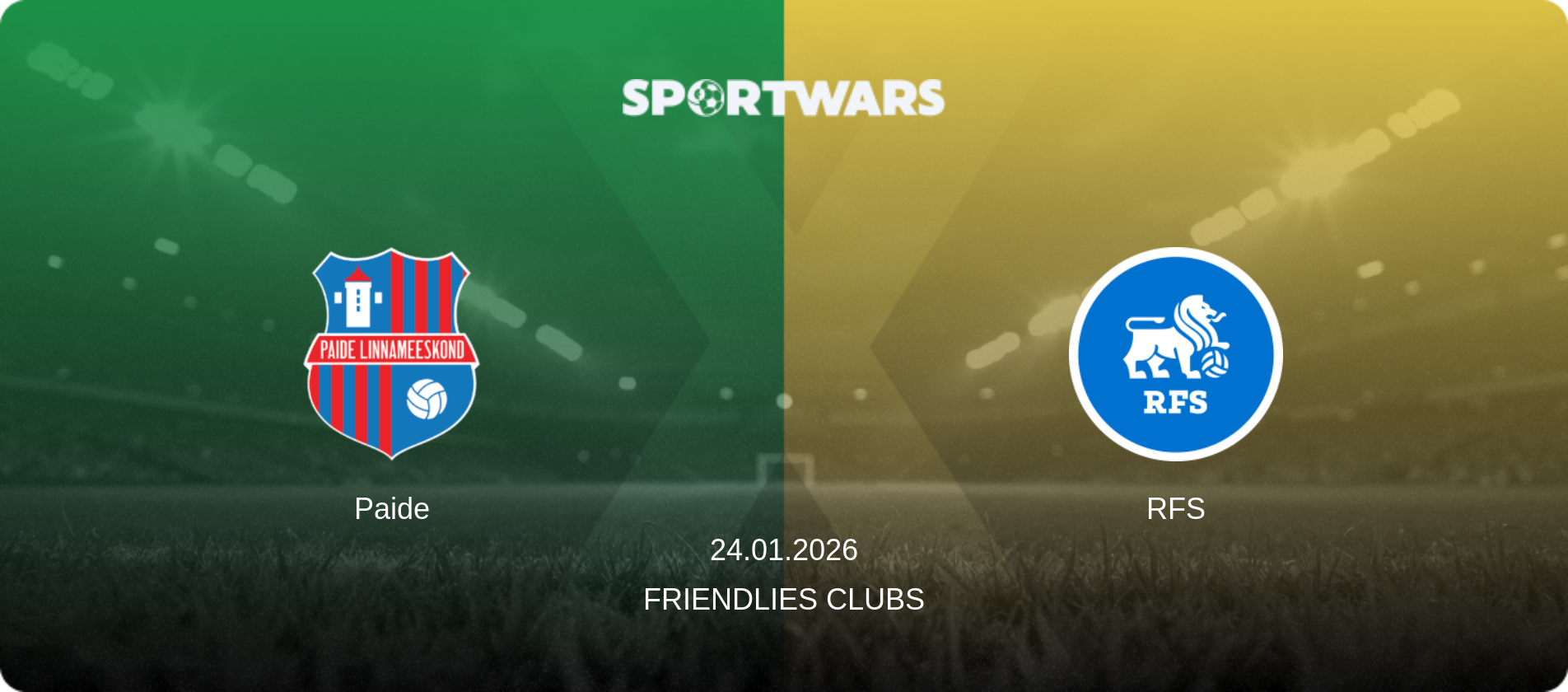 Paide — RFS, 24.01.2026 — Friendlies Clubs (match preview)