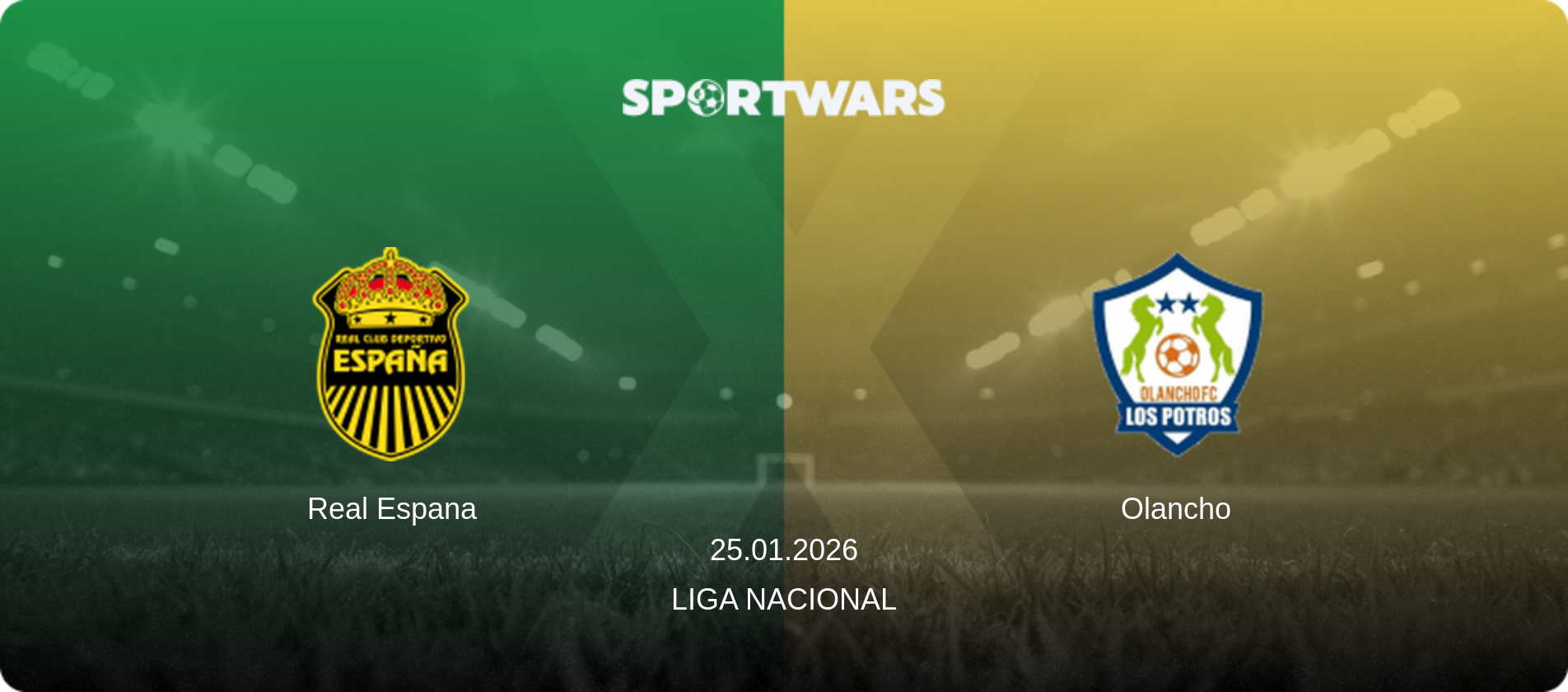 Real Espana — Olancho, 25.01.2026 — Liga Nacional (match preview)