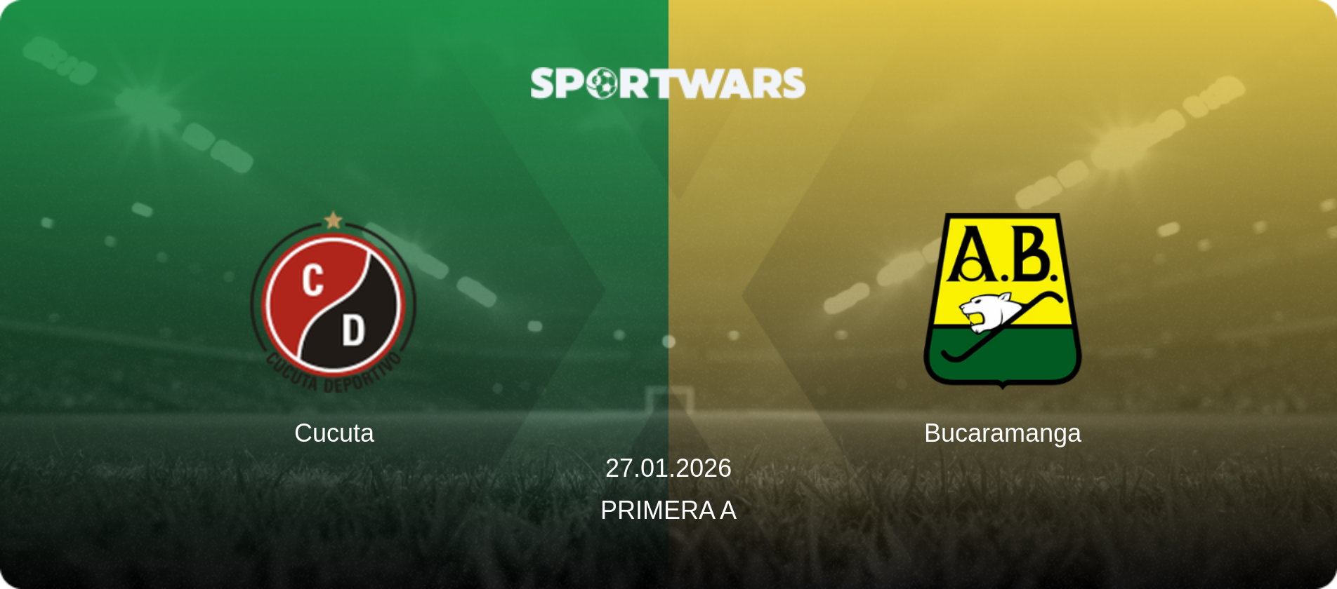 Cucuta — Bucaramanga, 27.01.2026 — Primera A (match preview)