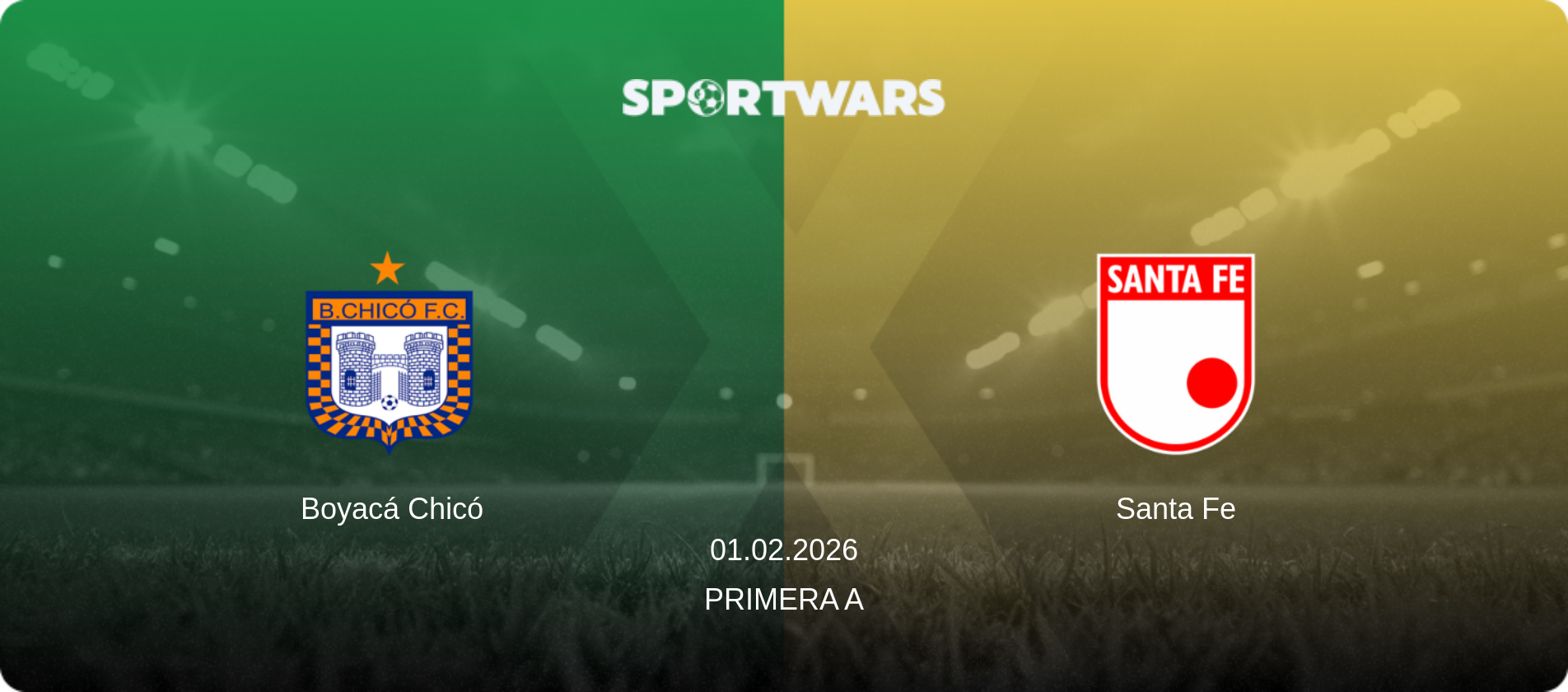 Boyacá Chicó — Santa Fe, 01.02.2026 — Primera A (match preview)