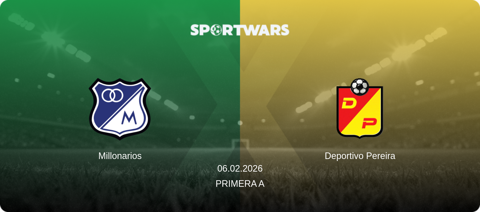 Millonarios — Deportivo Pereira, 06.02.2026 — Primera A (match preview)